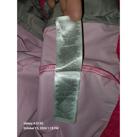 Columbia Jacket Womens Small Pink Full Zip Hooded Lightweight - Picture 8 of 8